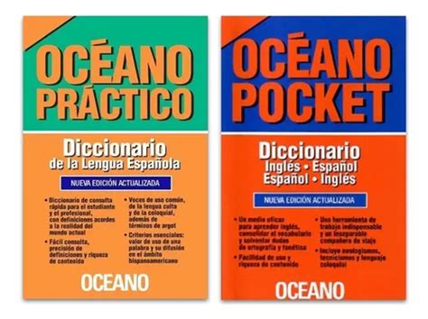 Diccionario Oceano pocket Ingles Español Y Lengua Española Cuotas