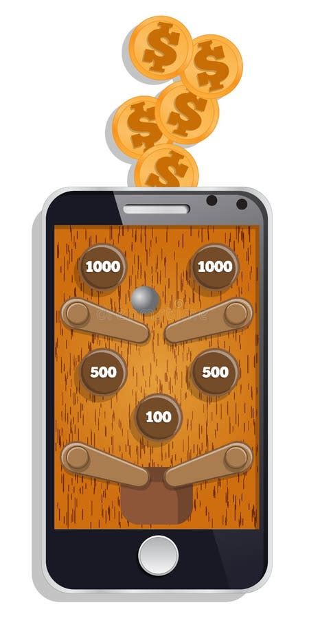 money pinball design stock illustrations  money pinball design