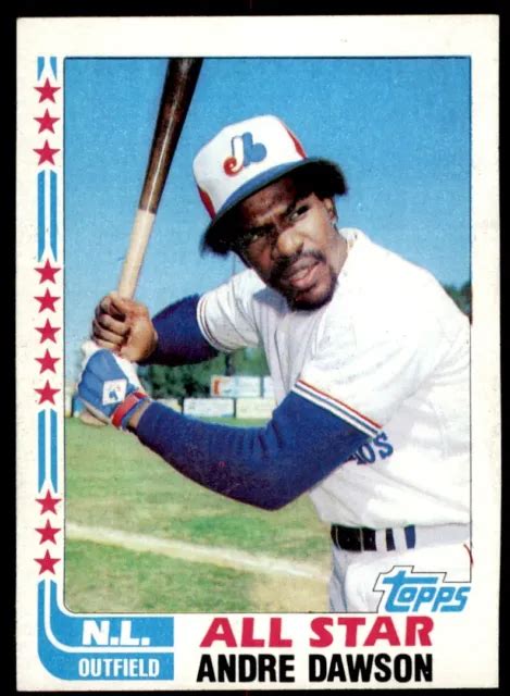 1982 TOPPS 341 Andre Dawson All Star Montréal Expos EUR 2 22 PicClick FR