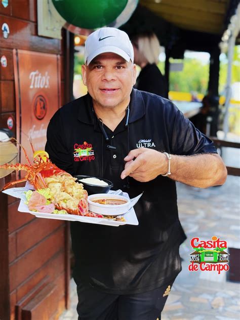 Casita de Campo - Ponce - ¿Langosta con arroz blanco y habichuelas