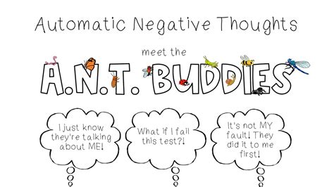 Examples Of Automatic Negative Thoughts Pdf