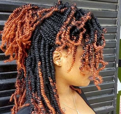 Crochet braid Idées Coiffure Afro tresses vanille tissage