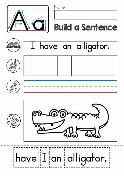 Build A Sentence Sentence Scramble Cut And Paste Worksheets