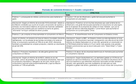 Formato Evidencia 1 Rsy Ds 1 1 Responsabilidad Social Y Desarrollo Sustentable Formato De