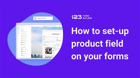 How To Set Up The Product Field On Your Forms 123formbuilder Youtube