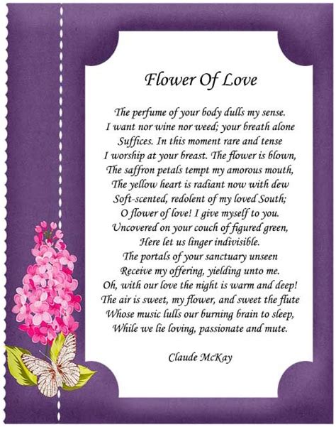 Flower Poem Lyrics At Jerome Mattingly Blog