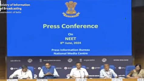 Neet 2024 Result Controversy Education Ministry To Set Up A Committee