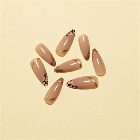 Pointed Head Almond Fake Nails Wearable Manicure Nail Tips Girl EBay