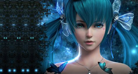 Blue Hair Anime Girl Wallpaper,HD Anime Wallpapers,4k Wallpapers,Images ...