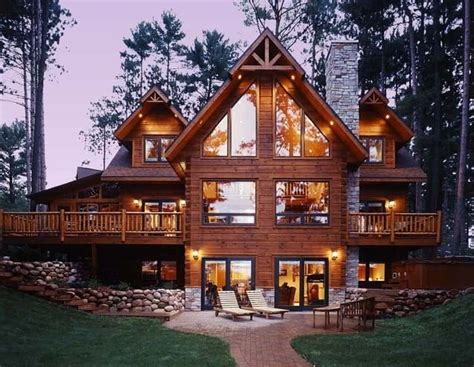 Custom Log Cabins Amazing Custom Built Log Home tour - New Home Plans ...