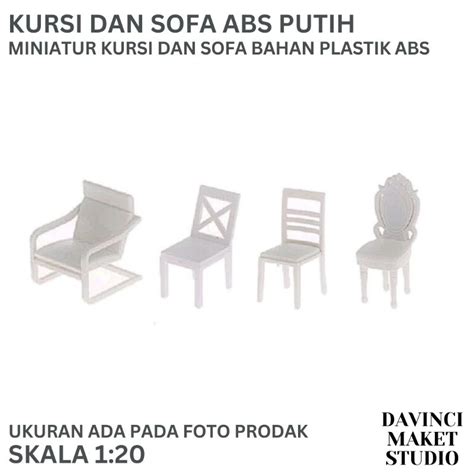 Jual Miniatur Kursi Sofa Maket Diorama Skala 1 20 1 25 Set Balcony