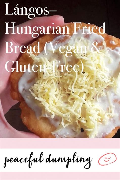 Lángos Hungarian Fried Bread Vegan Gluten Free Recipe Pizza