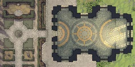 The Celestial Temple Battle Map 2 Minute Tabletop