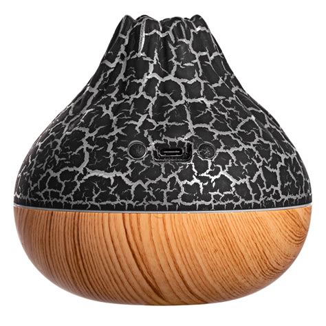 Naittoop Clearance Wood Grain Small Volcano Humidifier Silent