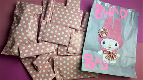 Unboxing My Melody Blind Bag Sanrio Blind Bag Paper Surprise Sanrio