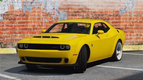 Dodge Challenger Demon 18 Replace FiveM 2 0 GTA 5 Mod