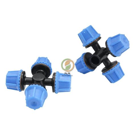 6mm Cross Atomization Fog Nozzle With Seal Ring Garden Irrigation Farm Dust Removal Cooling Mist