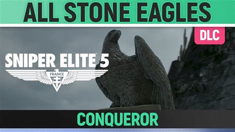 Sniper Elite Conqueror All Stone Eagle Locations Dlc Youtube