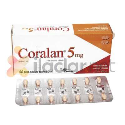 CORALAN 5 MG 56 FILM TABLET Nedir ve Ne İçin Kullanılır ilaclar net