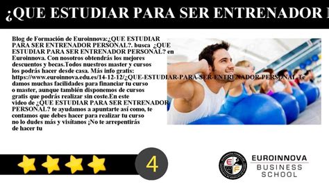 Qué estudiar para ser entrenador personal