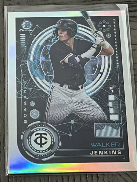 Bowman Chrome Walker Jenkins Bowman Ai R Fractor Rookie Carte Rc