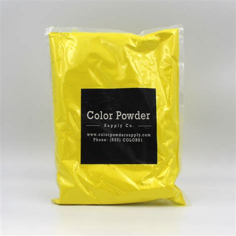 Yellow Color Powder 5 Lb Medium Color Powder Supply Co