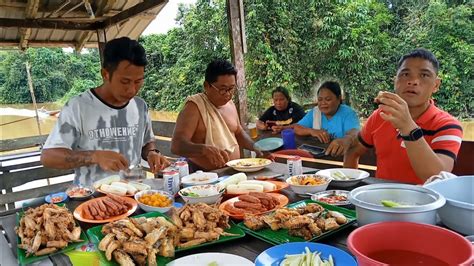 MASA LAPANG TAUKEY JEMPUT MAKAN BERSAMA DEKAT PONDOK TEPI SUNGAI