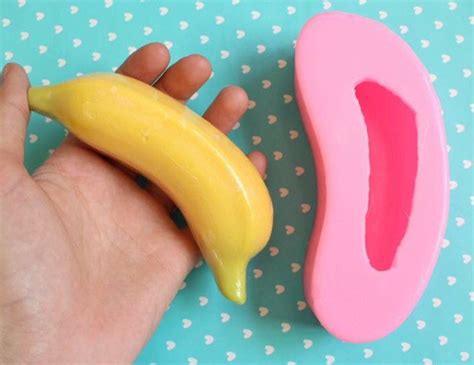 D Banana Silicone Mold Cavities Banana Soap Mold Etsy Denmark