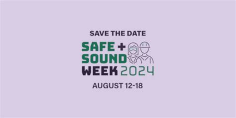 2024 Safe Sound Week Resources Rema News