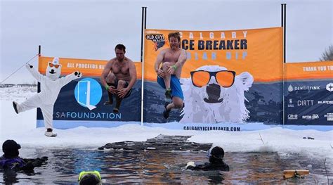 9 Photos Of The Calgary Ice Breaker Polar Dip 2017 Events