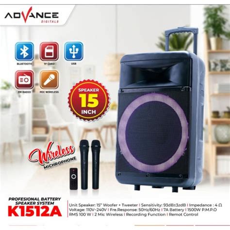 Jual Speaker Advance K A K A Meeting Inch Shopee Indonesia