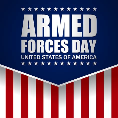United States Armed Forces Day Vector Illustration Suitable For