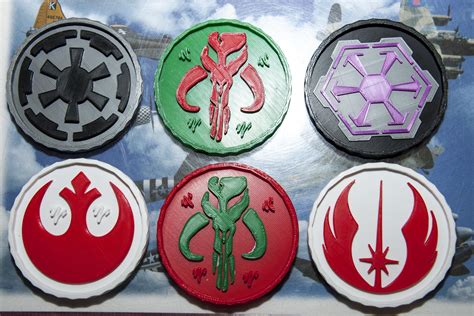 Star Wars Coasters by david | Download free STL model | Printables.com