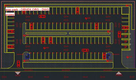 Ara Park Dwg Projesi Autocad Projeler