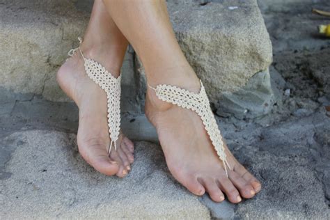 Barefoot Sandalswedding Barefoot Sandalsbeach Wedding - Etsy