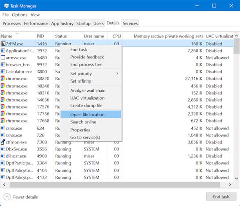 View Details About Running Processes With The Windows 10 Task Manager