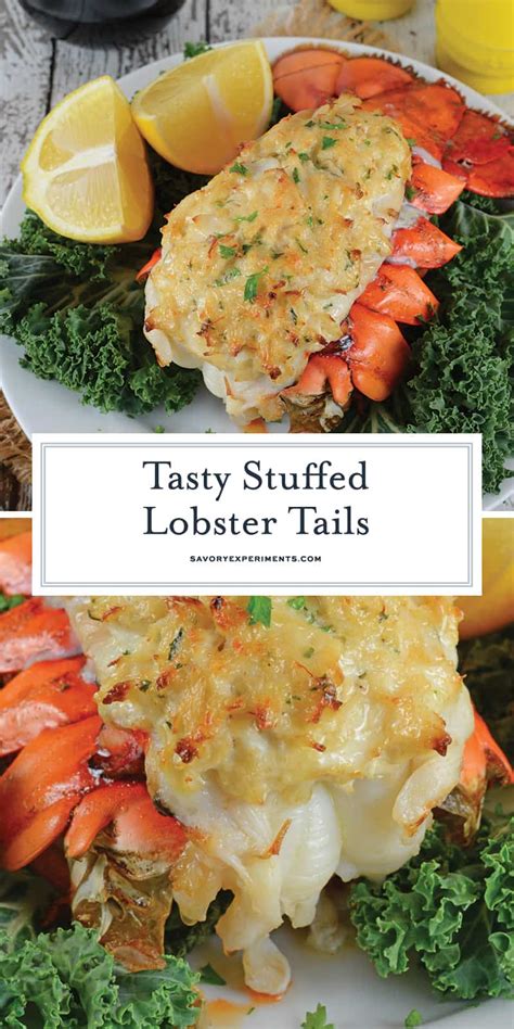 Lobster Tails Stuffed With Crabmeat at Carl Riley blog