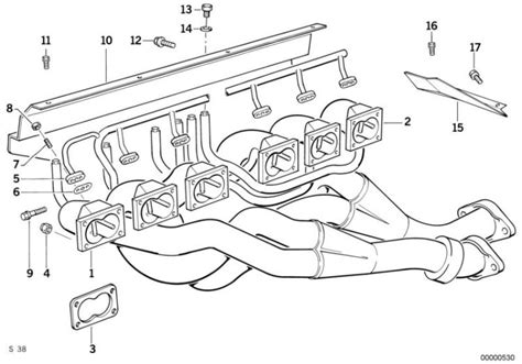 Original BMW Exhaust Manifold 5er E39 ZYL 1 3 HUBAUER Shop De