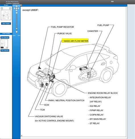 I Have A Lexus Rx350 2015 With The 35l Engine Where On This Vehicel Can I Locate The Intake