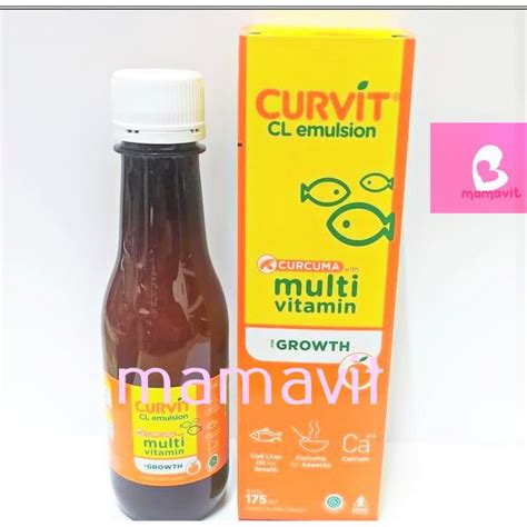 Jual Curvit Cl Emulsion Sirup 175 Ml Kemasan Baru Shopee Indonesia