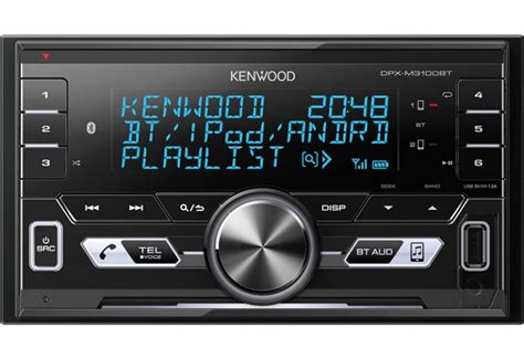 Kenwood Dpx M Bt Mechless Double Din Digital Media Receiver With