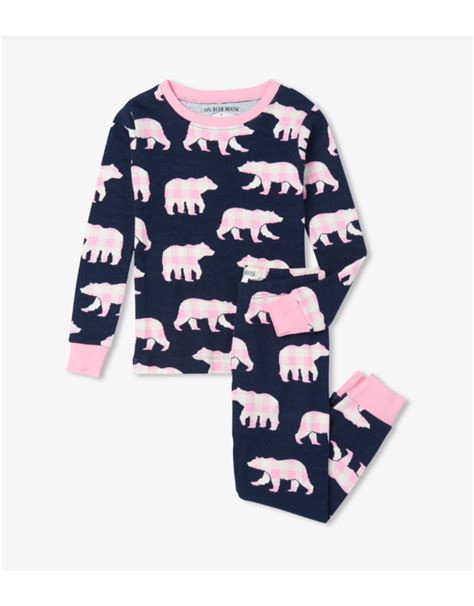 Pyjama Deux Pi Ces Ours Rose Pour Enfant Zone Chasse Et P Che