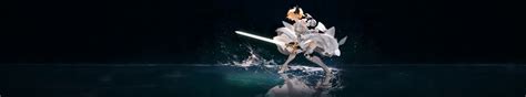 Wallpaper Blonde Anime Girls Fate Series Saber Lily Triple Screen