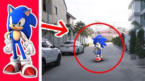 Sonic Captados En Camara En La Vida Real Youtube