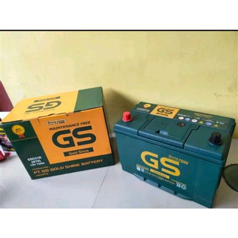 Jual Aki GS MF N70 70ah 65D31R Battery Mitsubishi L200 L300 Shopee