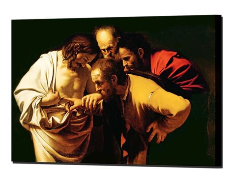 Doubting Thomas Canvas Wall Art Print Home Decor Canvas Art Etsy