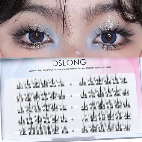 Amazon Dslong Manga Lashes Natural Look Individual Lash Wispy