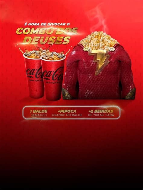 Cinépolis cria combo inspirado no uniforme de Shazam Fúria dos Deuses