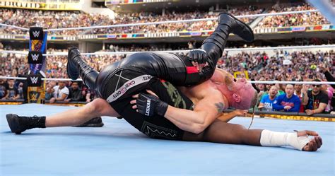 Wwe Wrestlemania Results Lesnar Vs Omos And Bouts That Exceeded