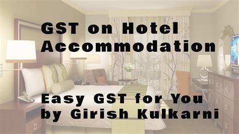 GST On Hotel Accommodation YouTube